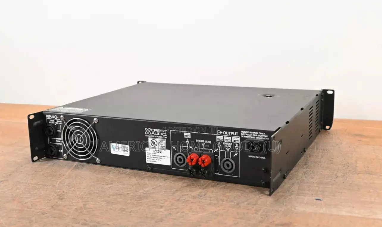 Crest Audio Cc1800 2-channel Professional Power Amplifierace