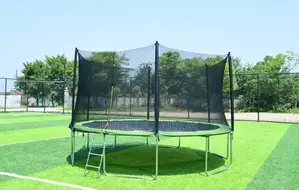 14ft Outdoor Kids Commercial Trampoline WTH Safety Net