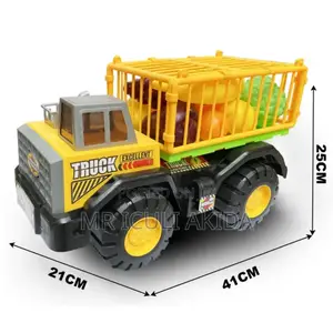 Kids Four Wheel Friction Powered Truck WTH Playing Fruits