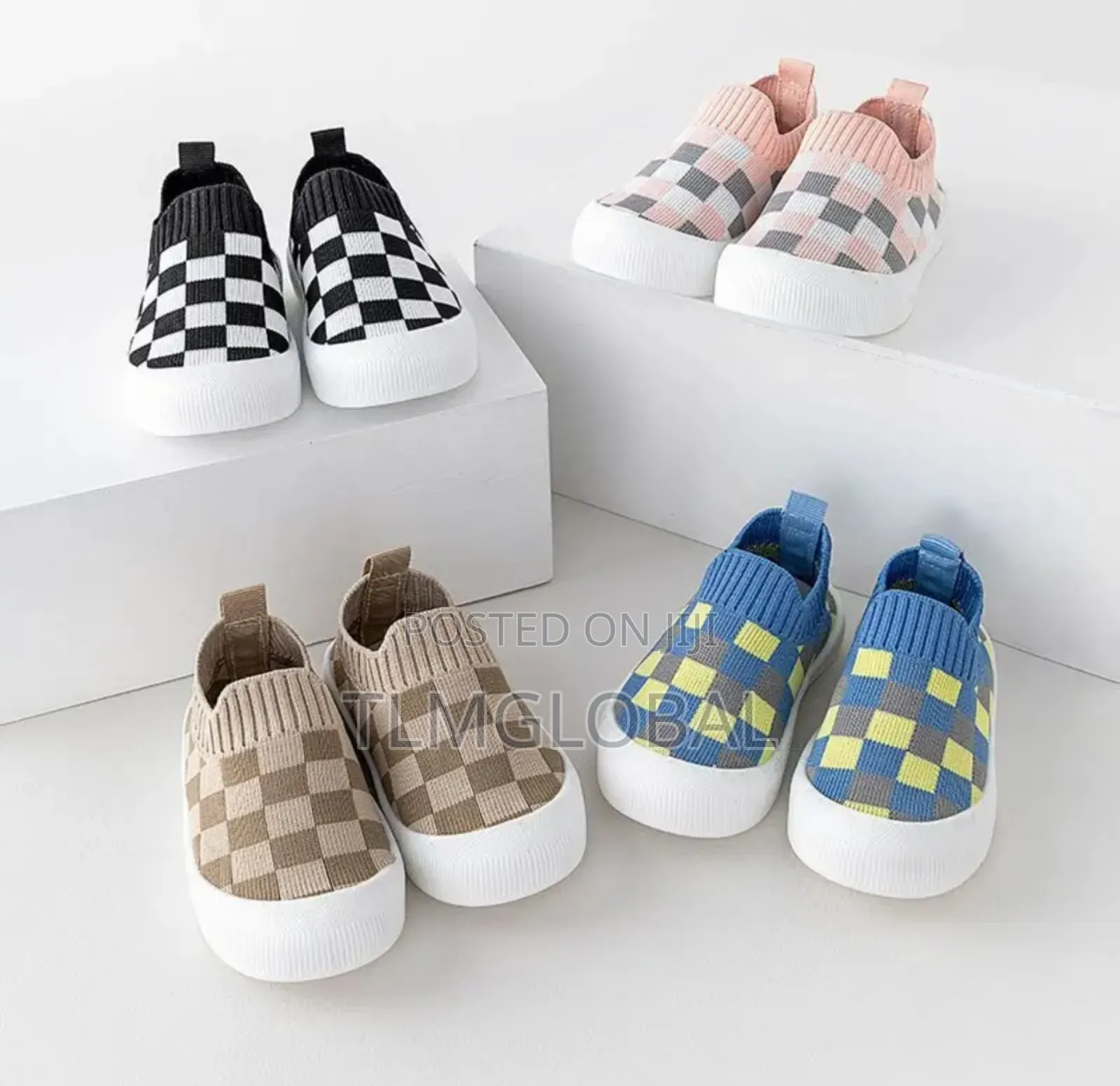 Baby Casual Summer Checkered Non Slip Shoes