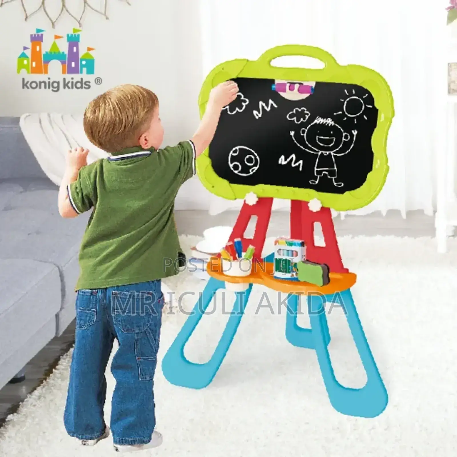 32pcs Kids Magnetic Painting Artist Education Drawing Board