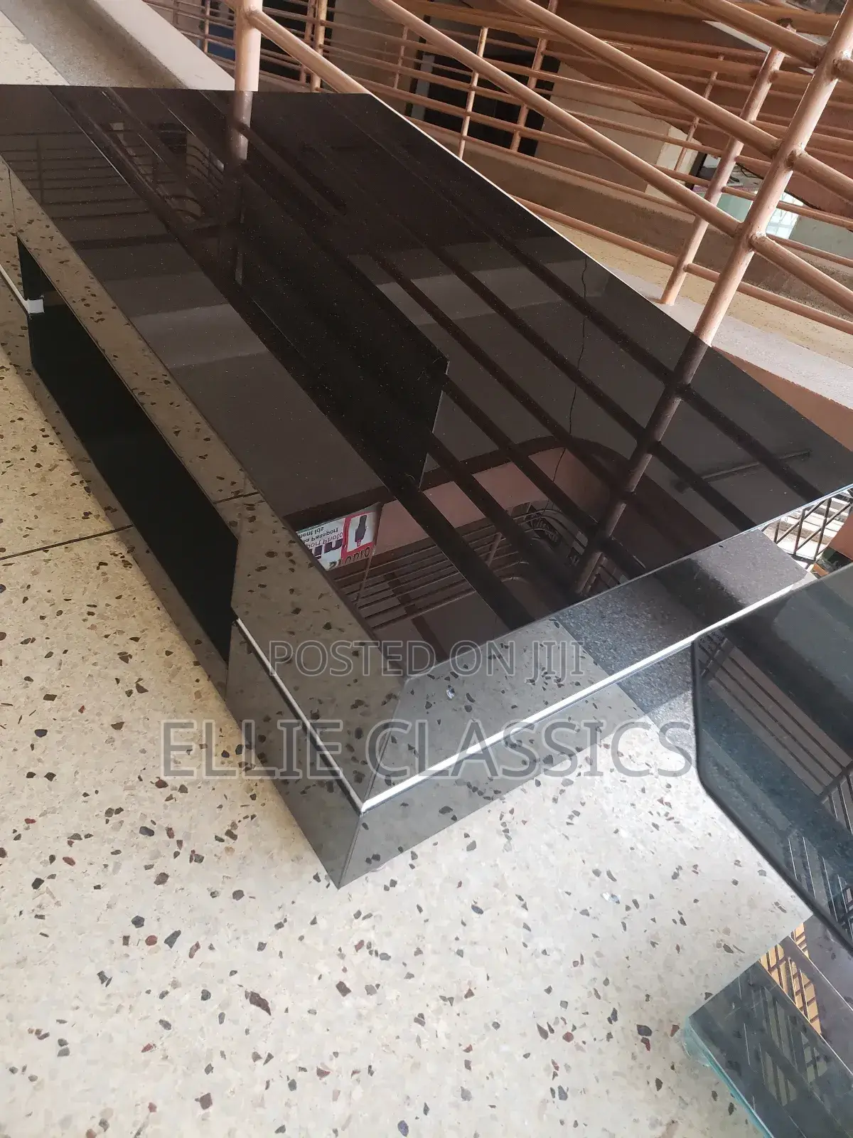 Wood Glass Center Table