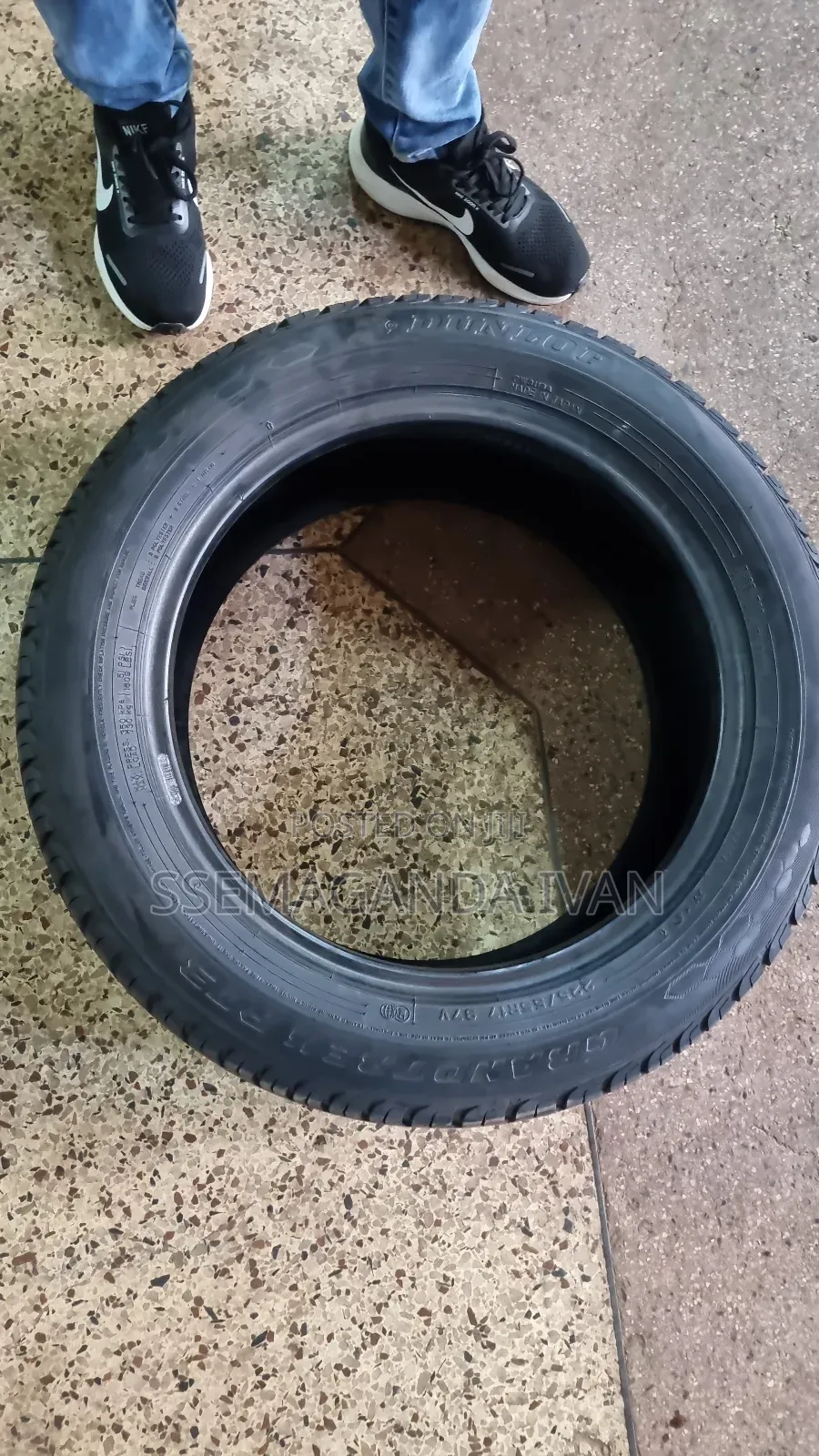 225/55r17 Dunlop Grandrek Foreign Used