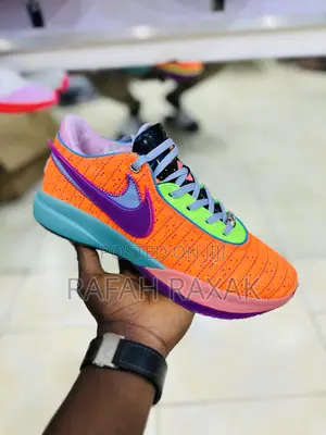 Original Orange Nike Lebron 20 Basketball Sneakers