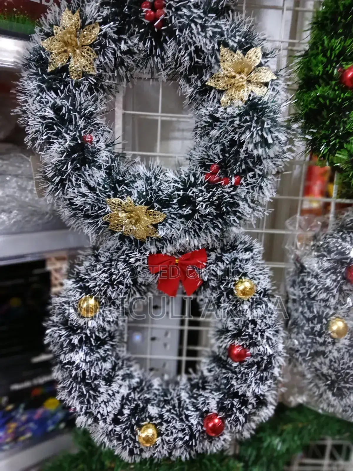 Christmas Hanging Winter Wall Decoration Holiday Wreath