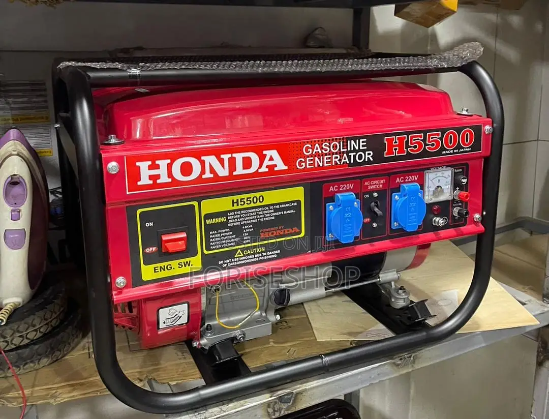 Honda Gasoline Generator H5500 Brand New
