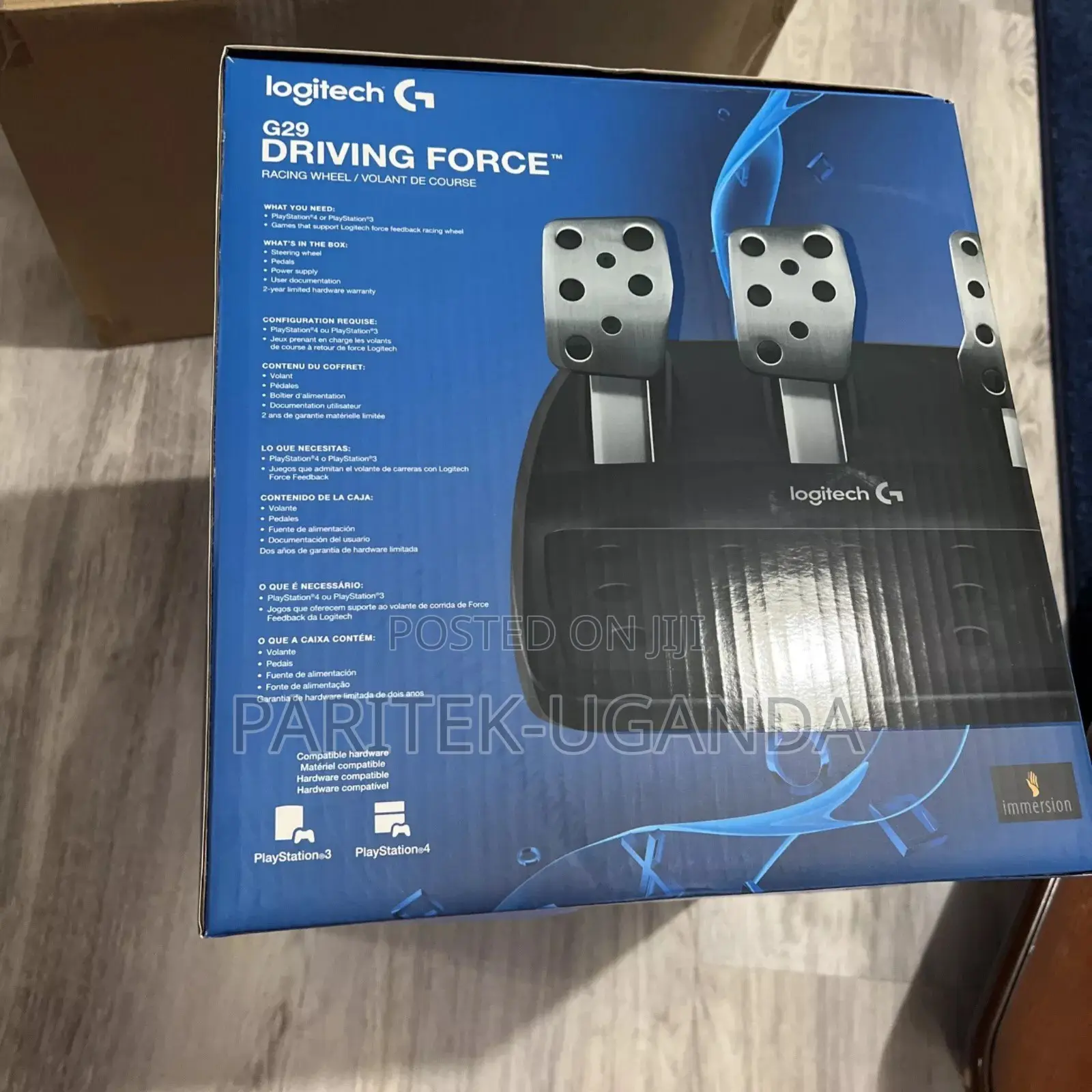 New Logitech G29 Dual-Motor Driving Force Racing Wheel for P