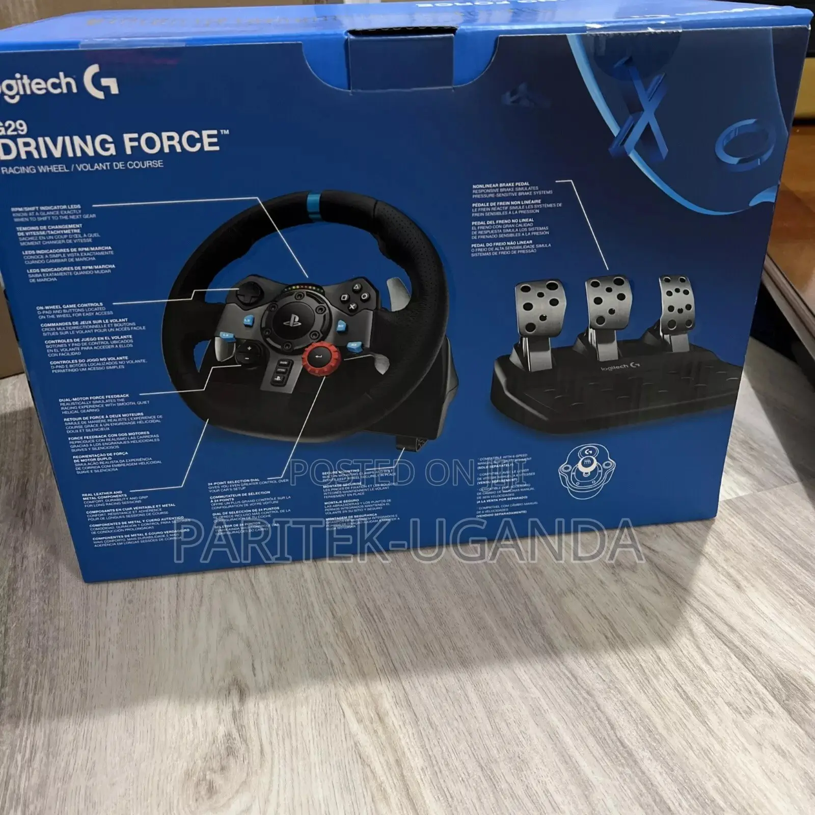 New Logitech G29 Dual-Motor Driving Force Racing Wheel for P