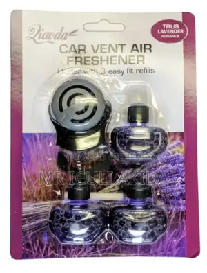 Car Vent Air Freshener Holder With 3refills Multi Fragrances
