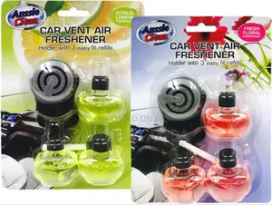 Car Vent Air Freshener Holder With 3refill Multi Fragrances