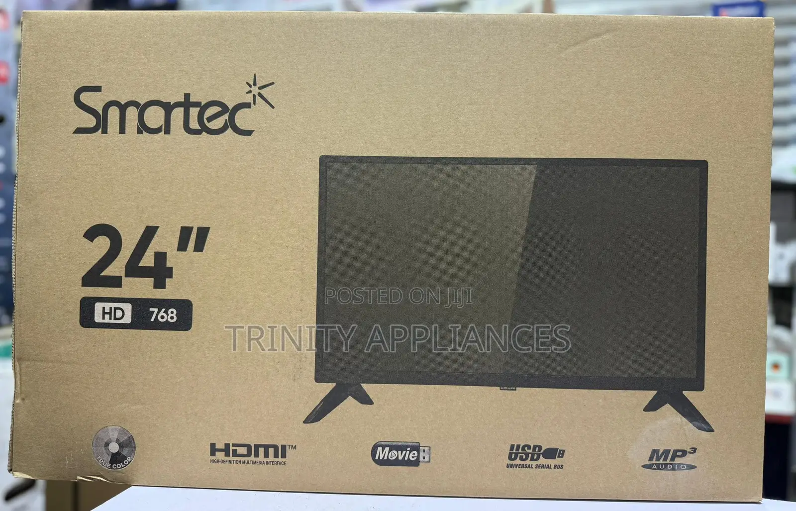 Smartec 24" High Definition Digital TV With Inbuilt Decoder