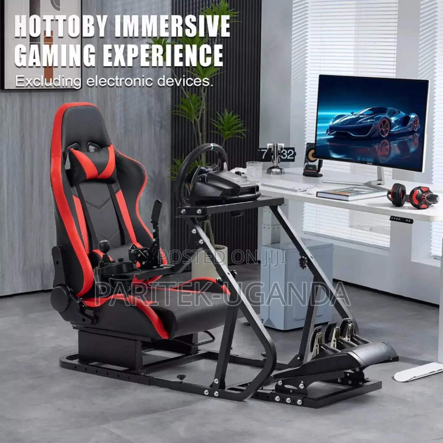 Hottoby Racing Simulator Cockpit With Seat Fit