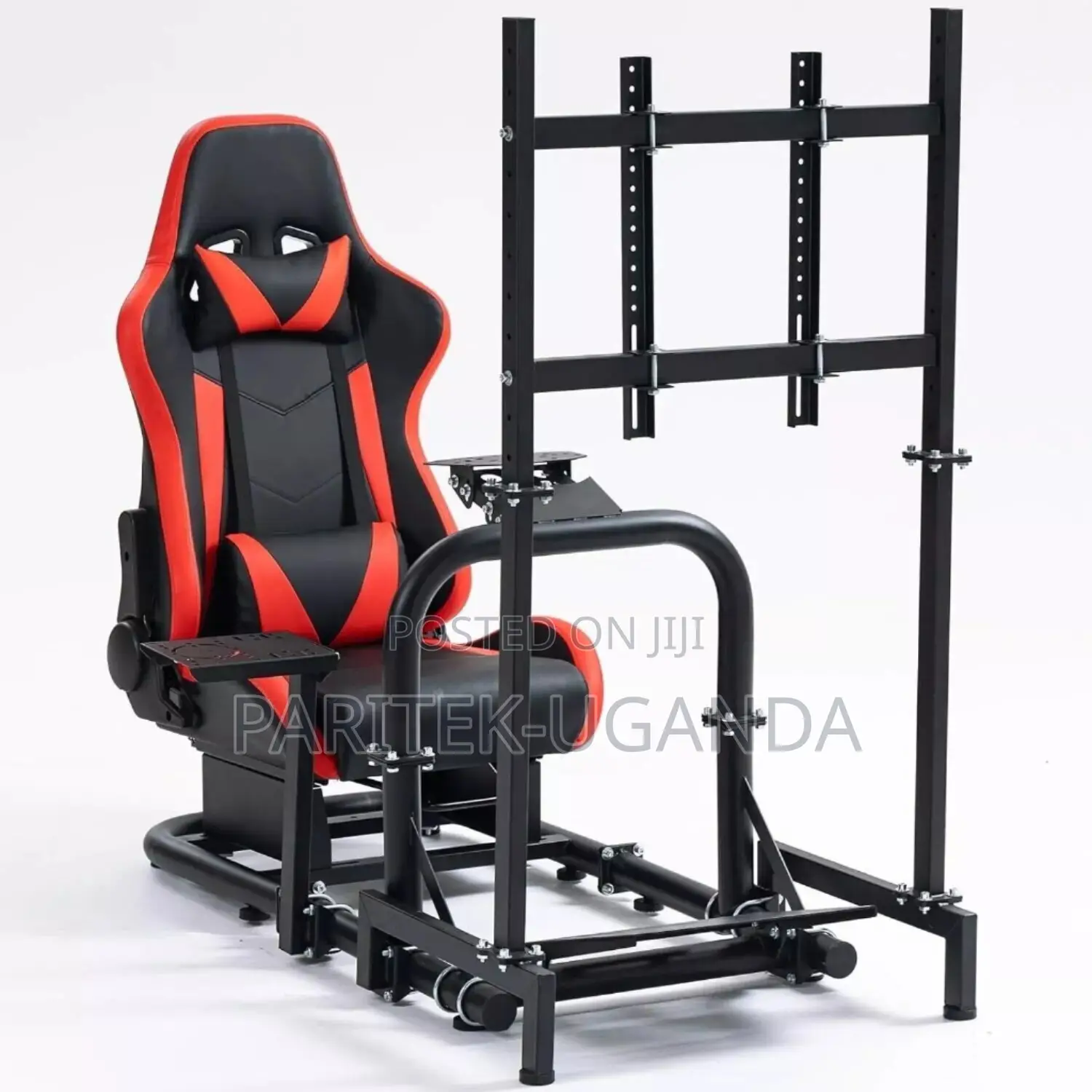 Racing Simulator Cockpit With Seat Monitor Stand