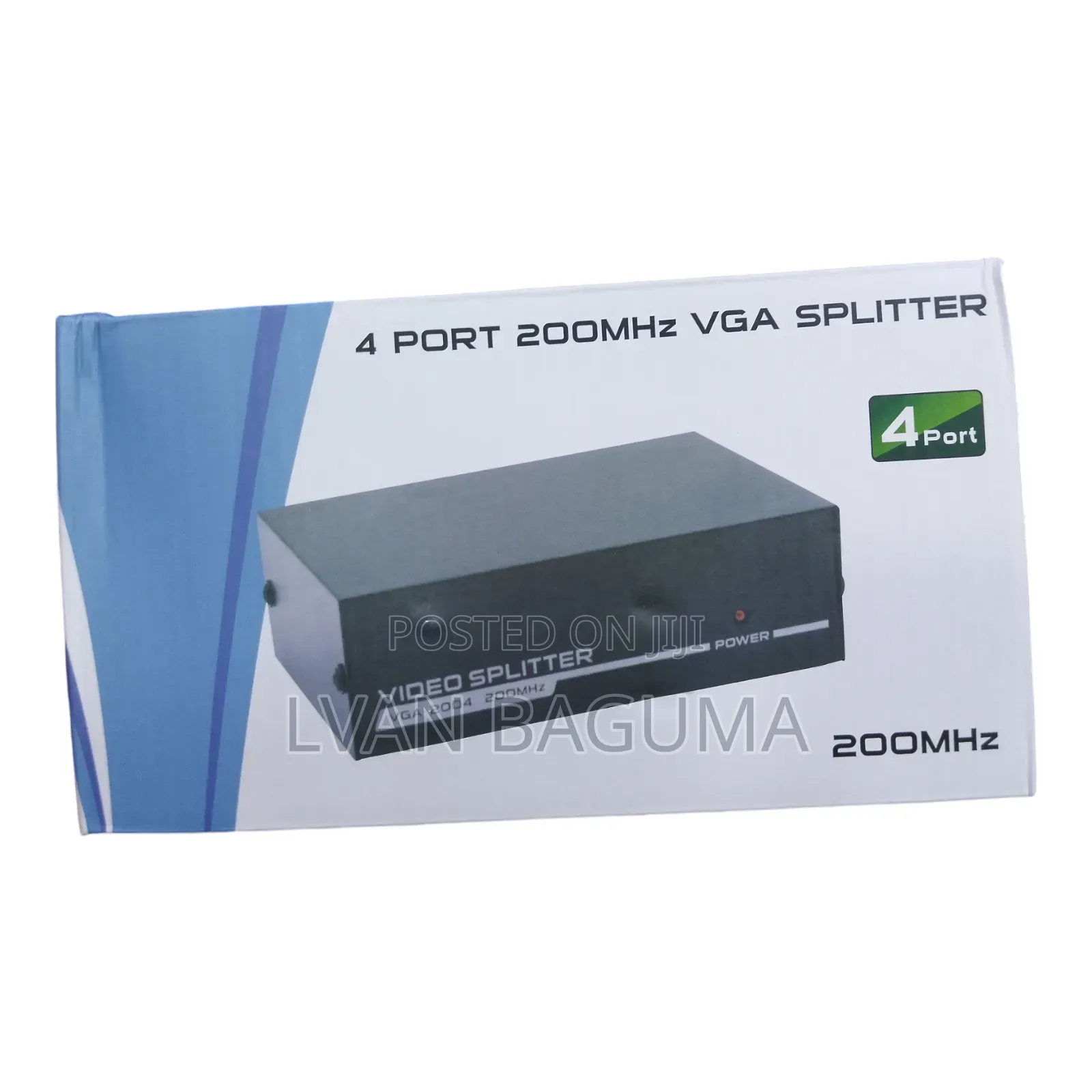 4 Port VGA Splitter - 200 MHZ
