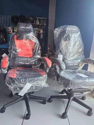 Photo - Heavy Duty Red Massage Gaming Chair Foot
