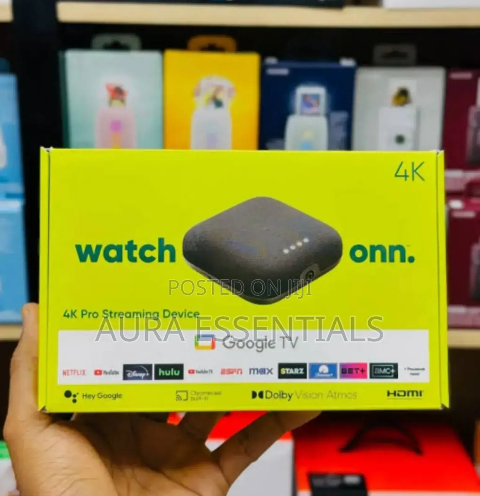 Onn Google TV Pro Steaming Device.