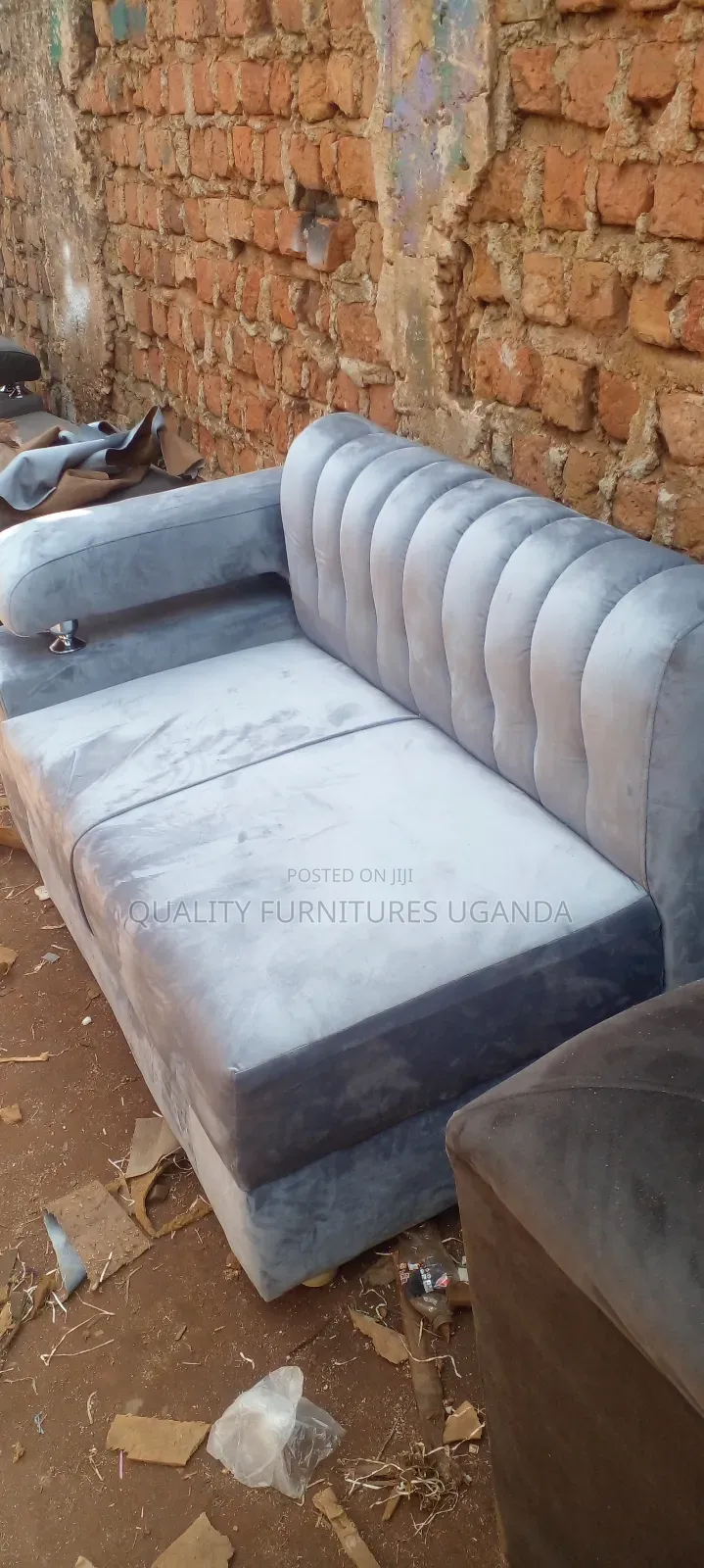 2 Sitter Couch in Gray Colour