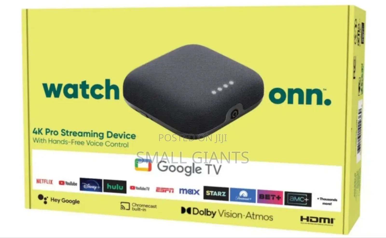 Onn Pro Google TV Streaming Device