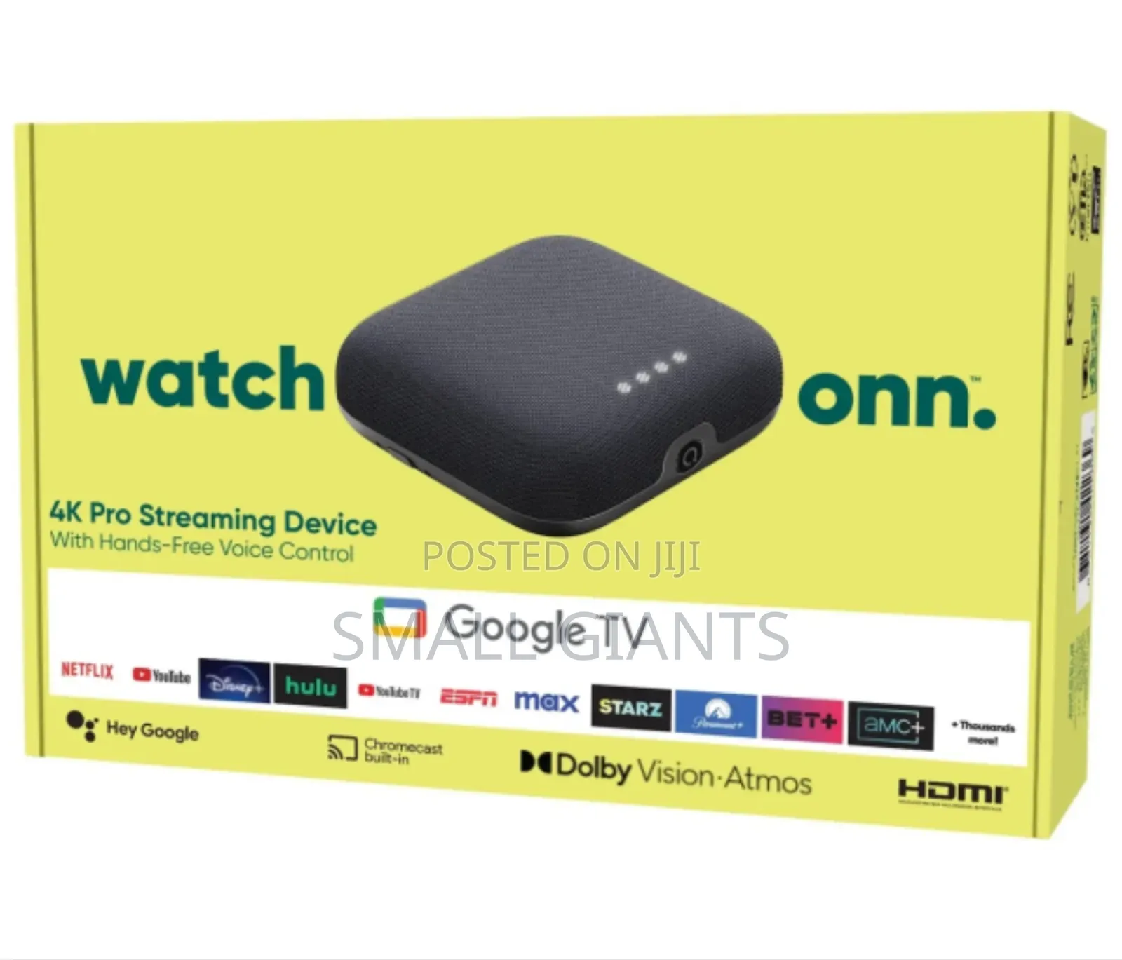 Onn Pro Google TV Streaming Device
