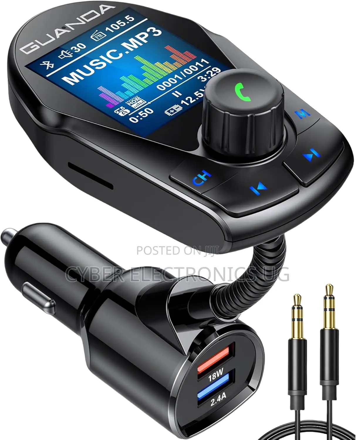 Bluetooth Fm Transmitter Wireless Radio Adapter Kit