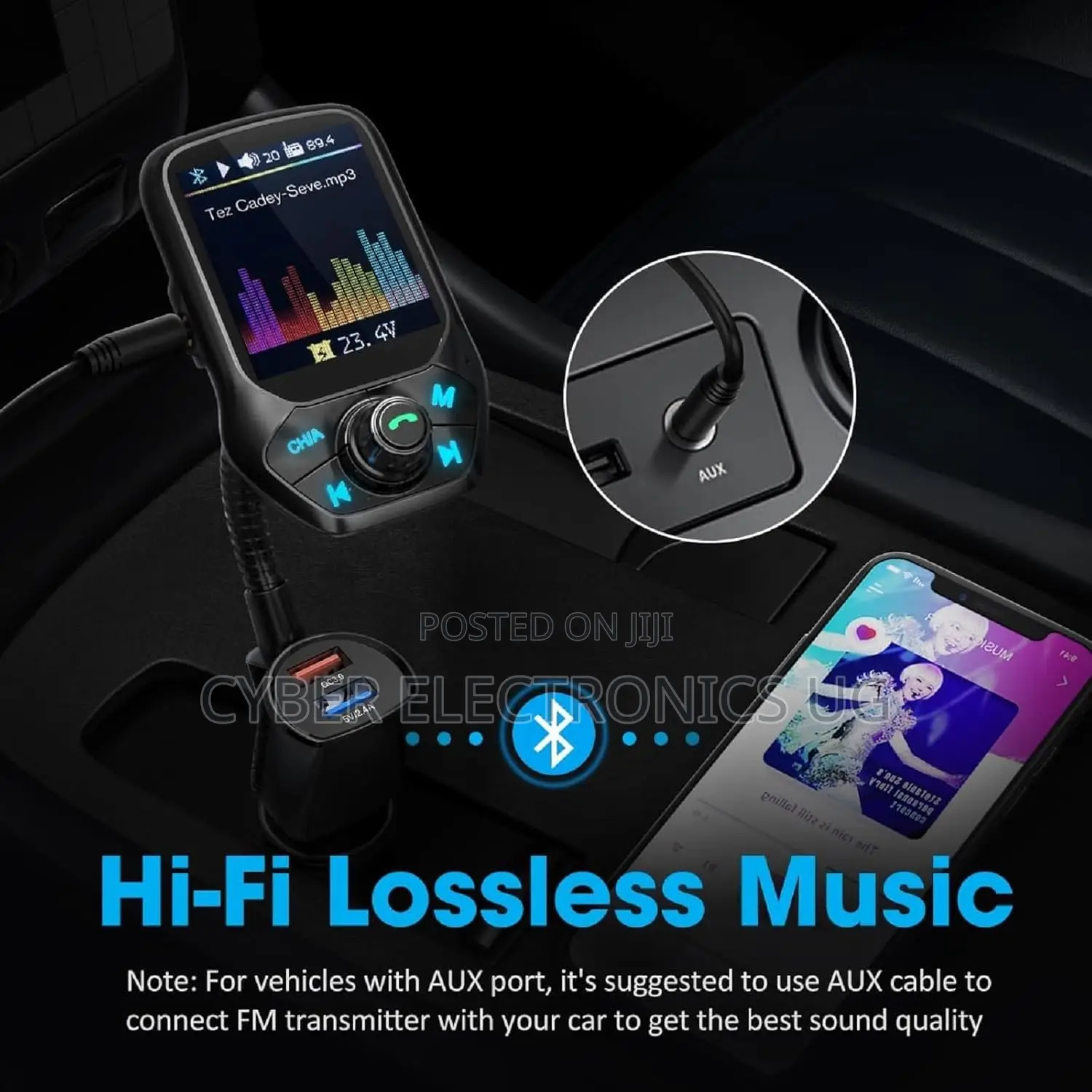 Fm Bluetooth Transmitter for Car Bluetooth Car Adapter