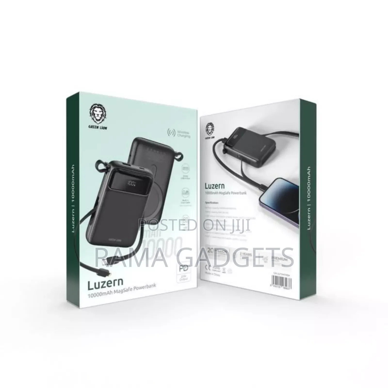 The Green Lion Magsafe Integrated Power Bank