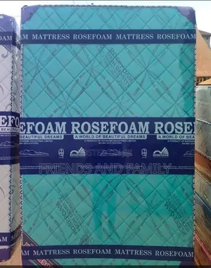 Rose Premium Quilted Mattress Rose Foam 6*5*6.Inches