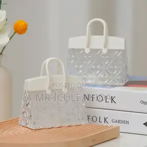 Handbag Design Projection Night Light Crystal Min Table Lamp