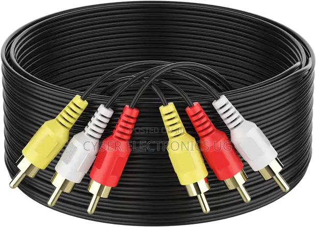 20m Banana Audio Video Rca Cable 3rca to 3rca Av Cable in Central