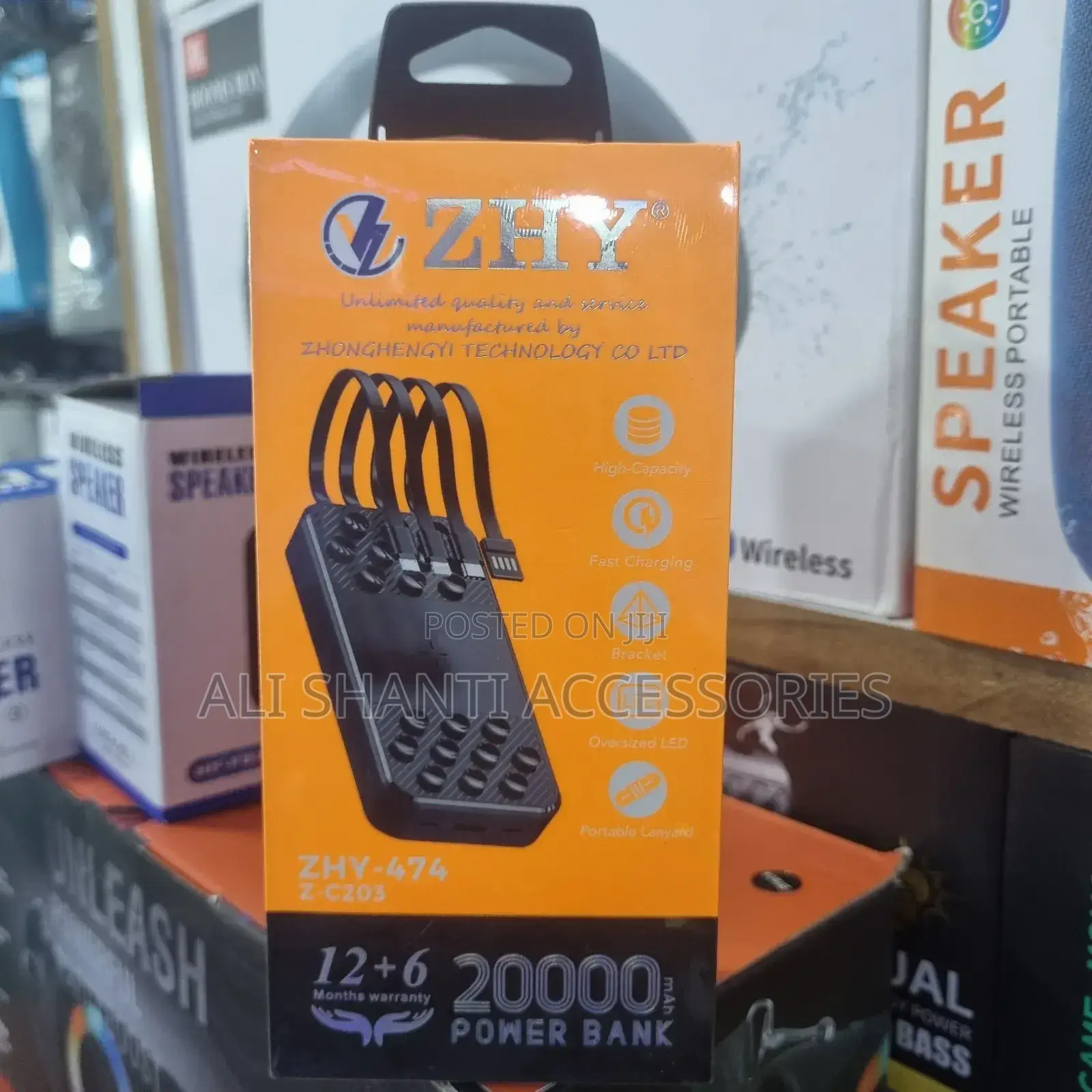 Zhy 20000mah Powerbank/ 20000mah Anti-Fast Power Bank