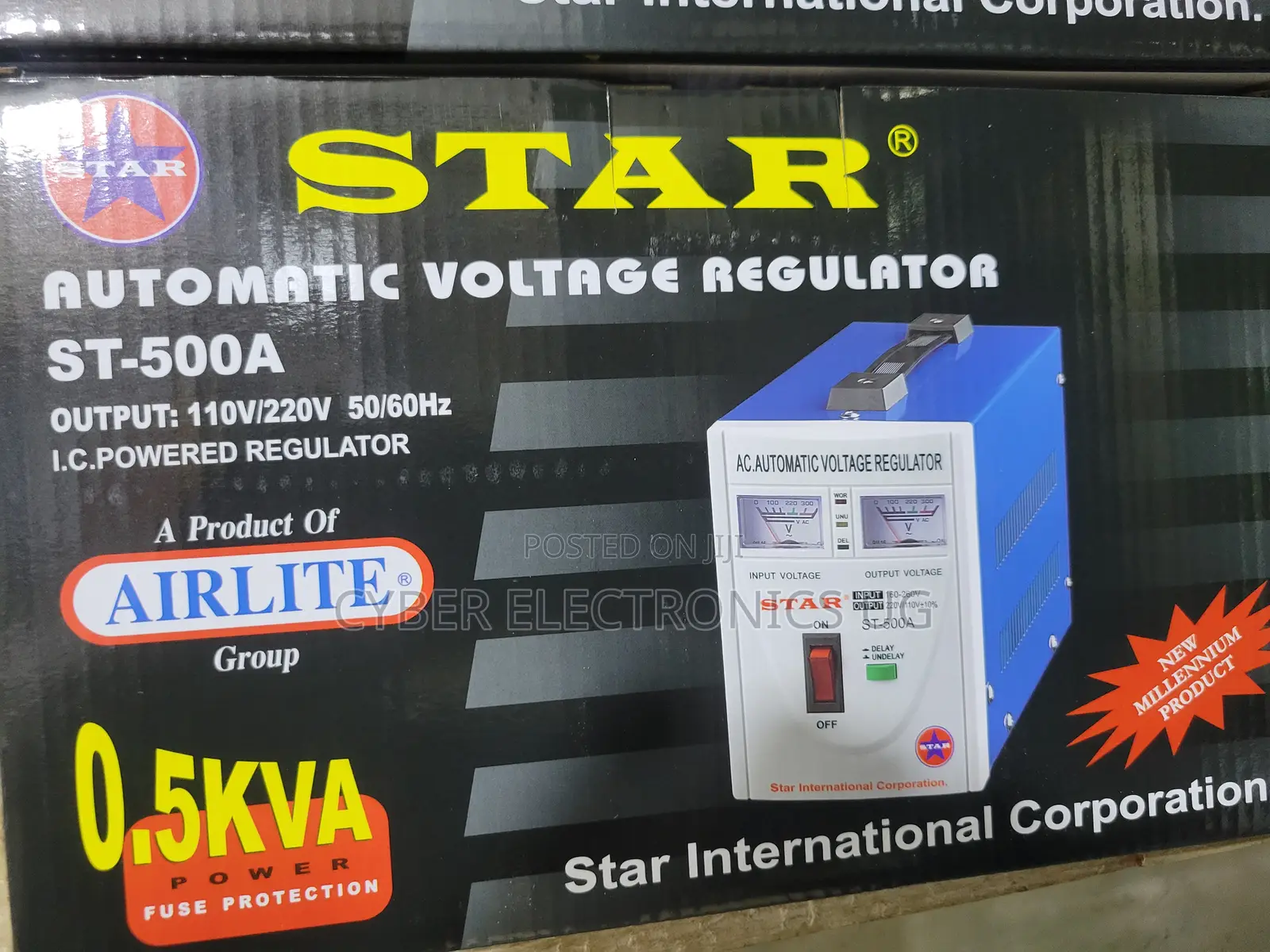 500W Automatic Voltage Regulator Stabilizer