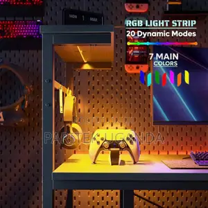 Gaming Desk With LED Lights