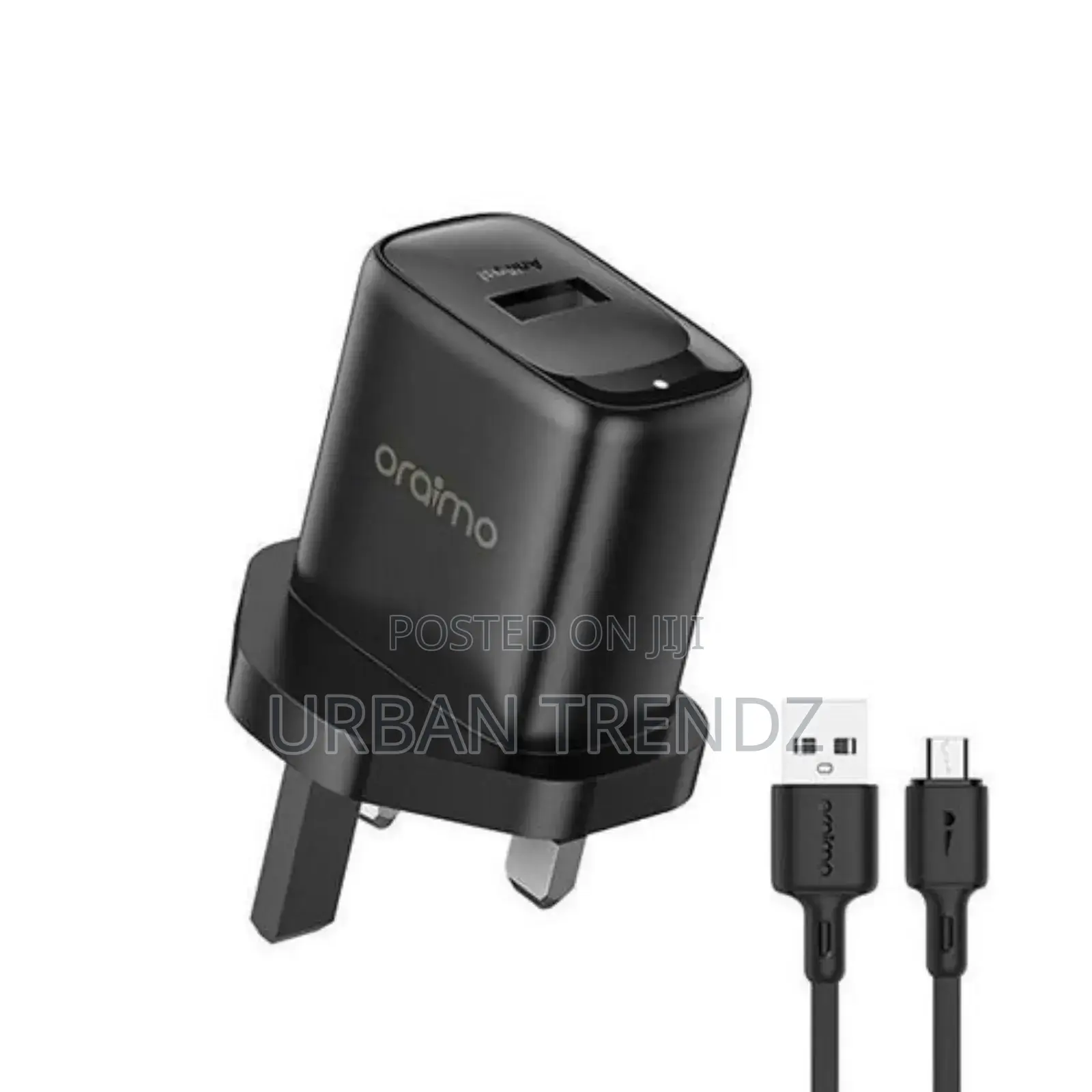 Oraimo 2A Fast Charger-Black