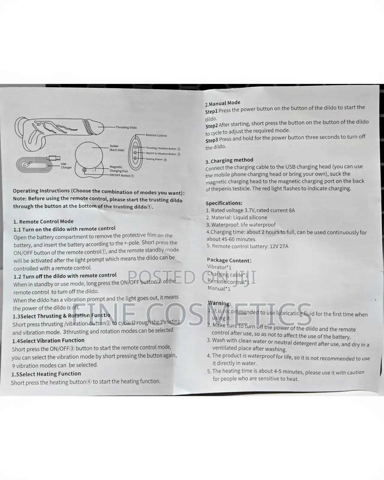 Realistic Dildo Electric Vibrator Penis Masturbator Fo Women