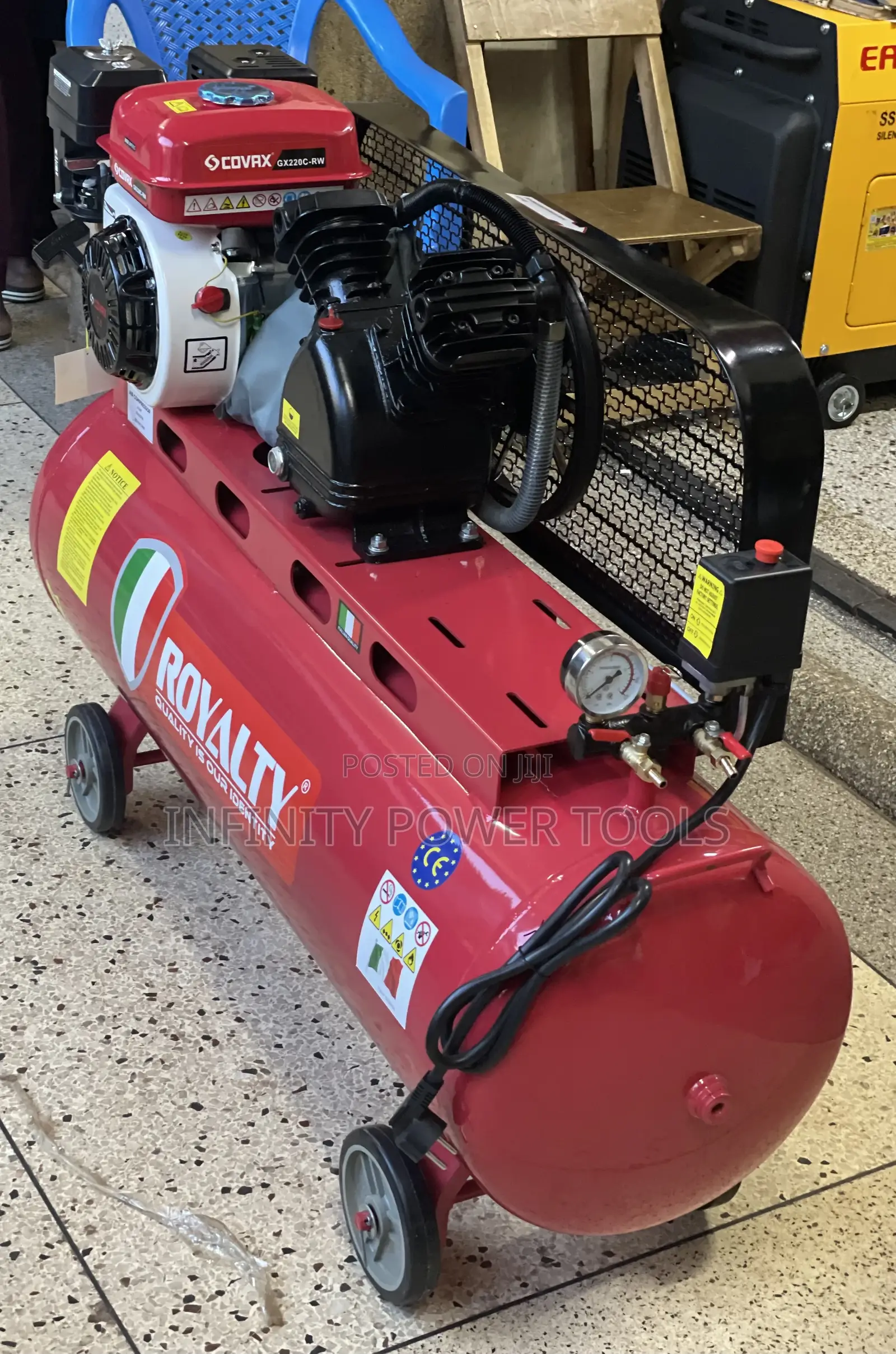 Gasoline Air Compressor 150l(Double Piston)
