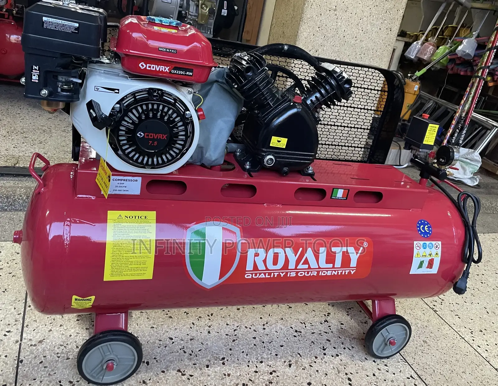 Gasoline Air Compressor 150l(Double Piston)