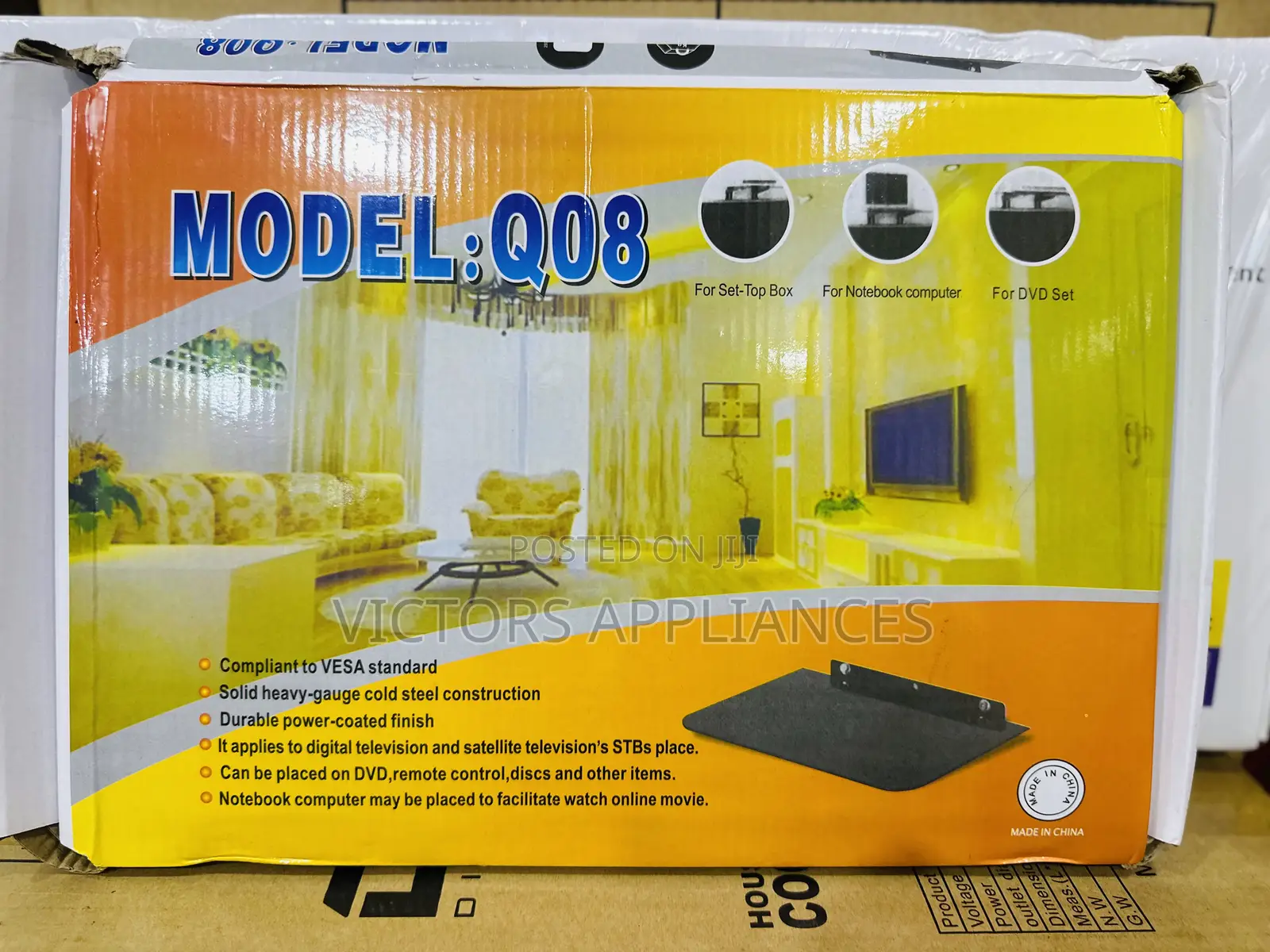 GLASS DVD/Decoder Wall Mount