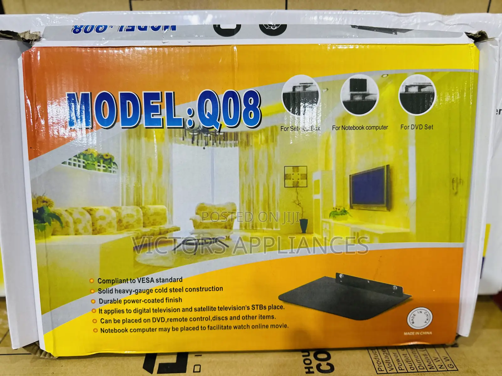 DVD/Decoder Wall Mount Brackets