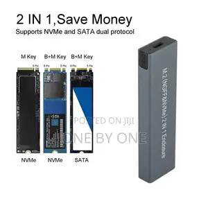 M.2 NVME SSD to USB 3.1 Case Hard Drive Enclosure Dual