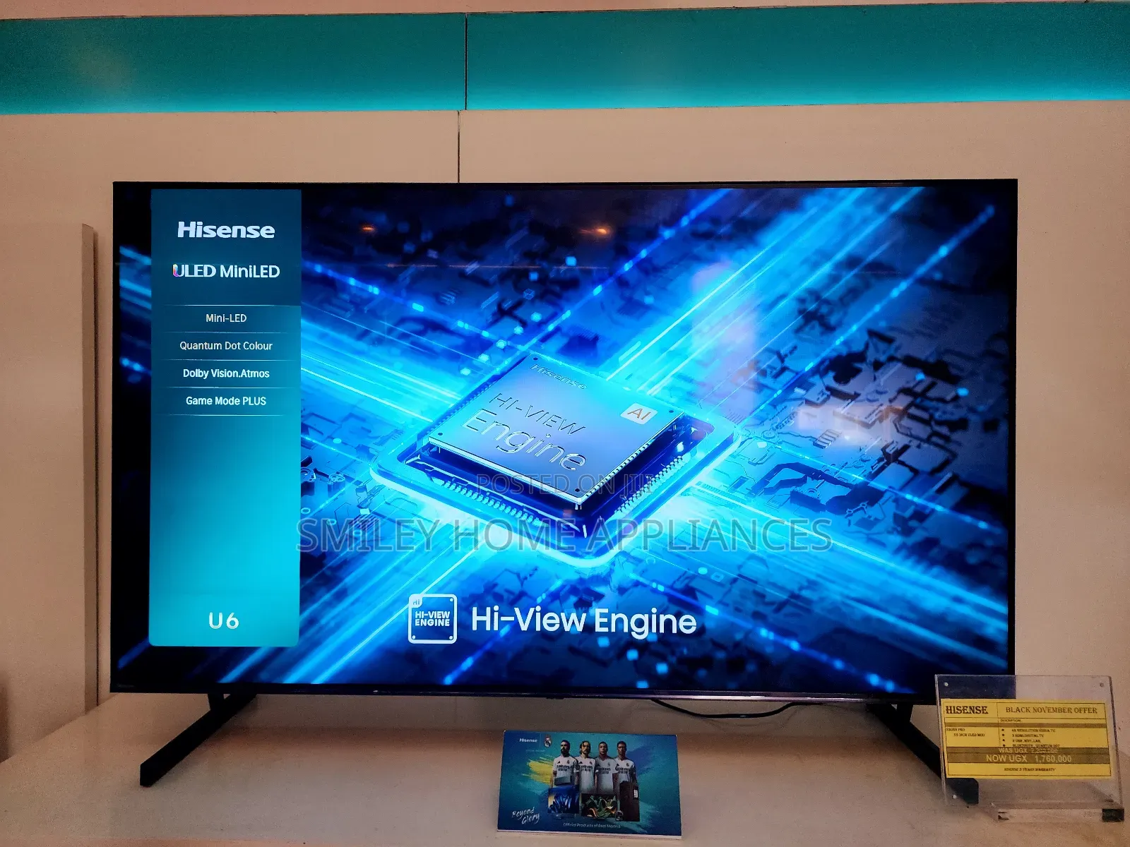 Hisense 55inches ULED MINILED Smart Tv