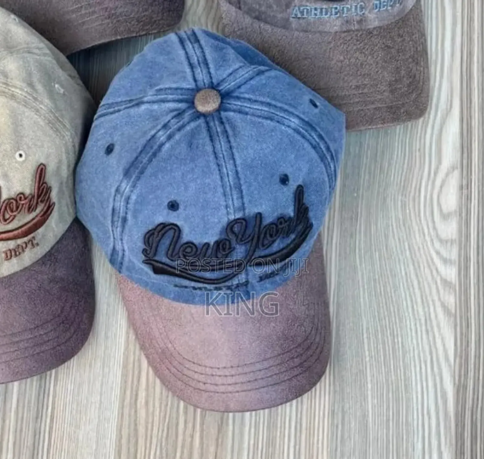 New York Cap. Blue, Brown