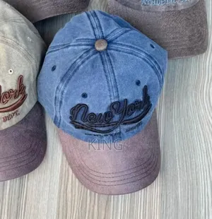 New York Cap. Blue, Brown
