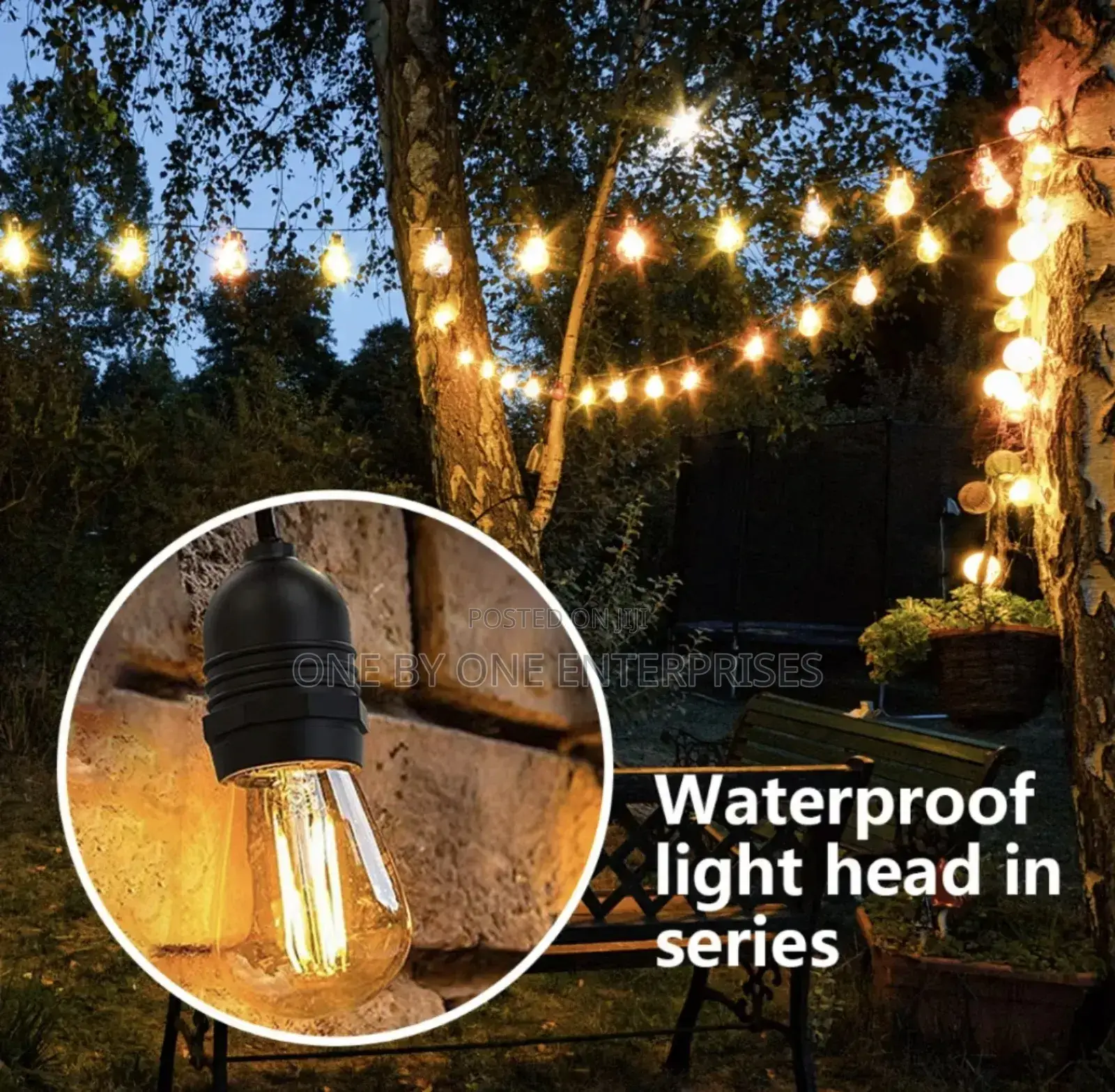 Outdoor Light String Bulb Lights Waterproof