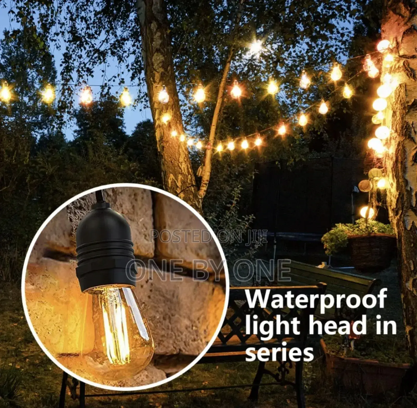 Outdoor Light String Bulb Lights Waterproof