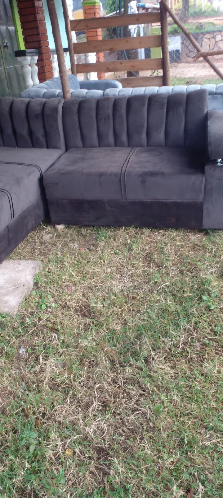 Gray Min L Sofa Set Available