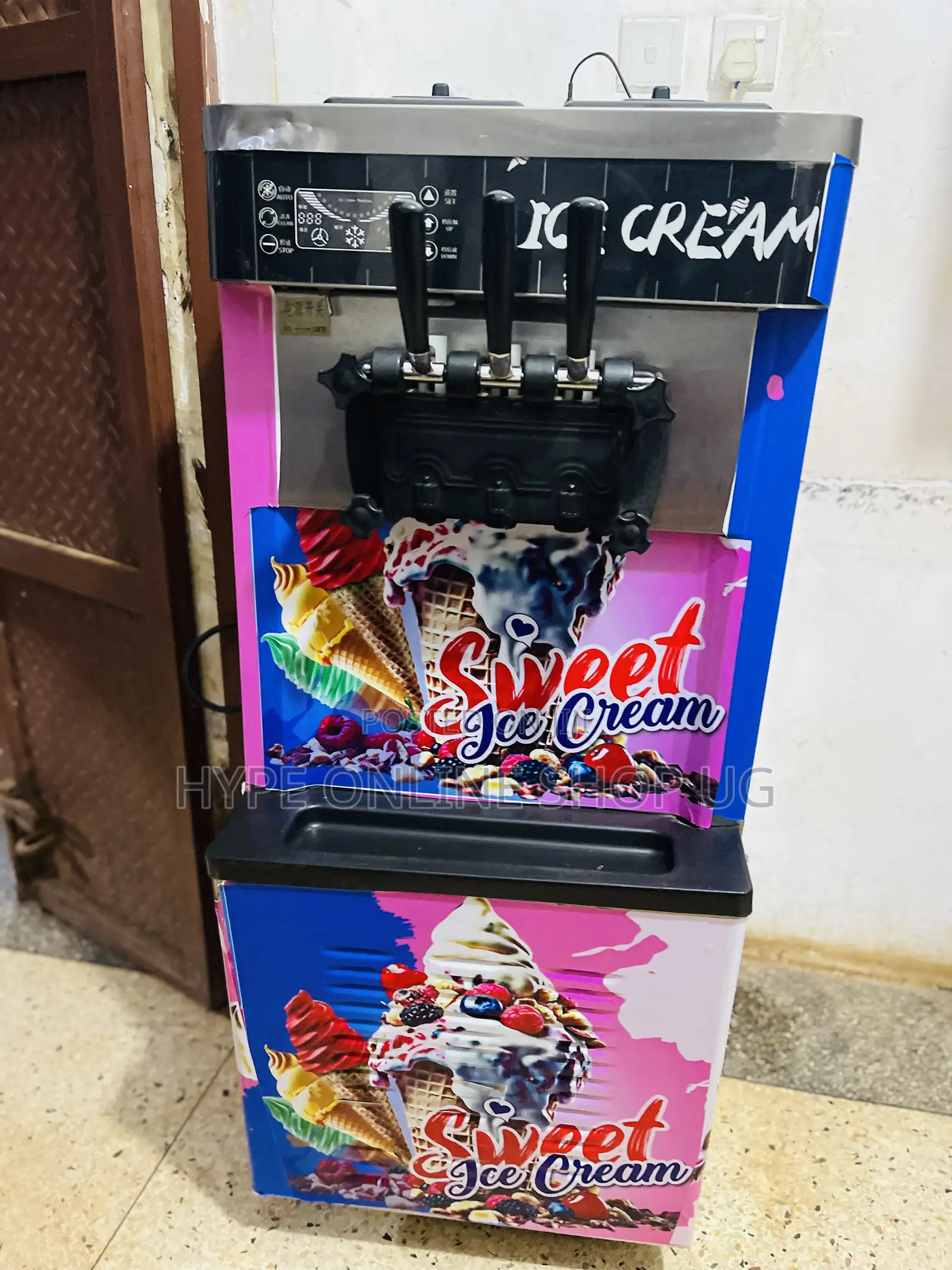 Sweet Flavor Cash Icecream Machine for Business