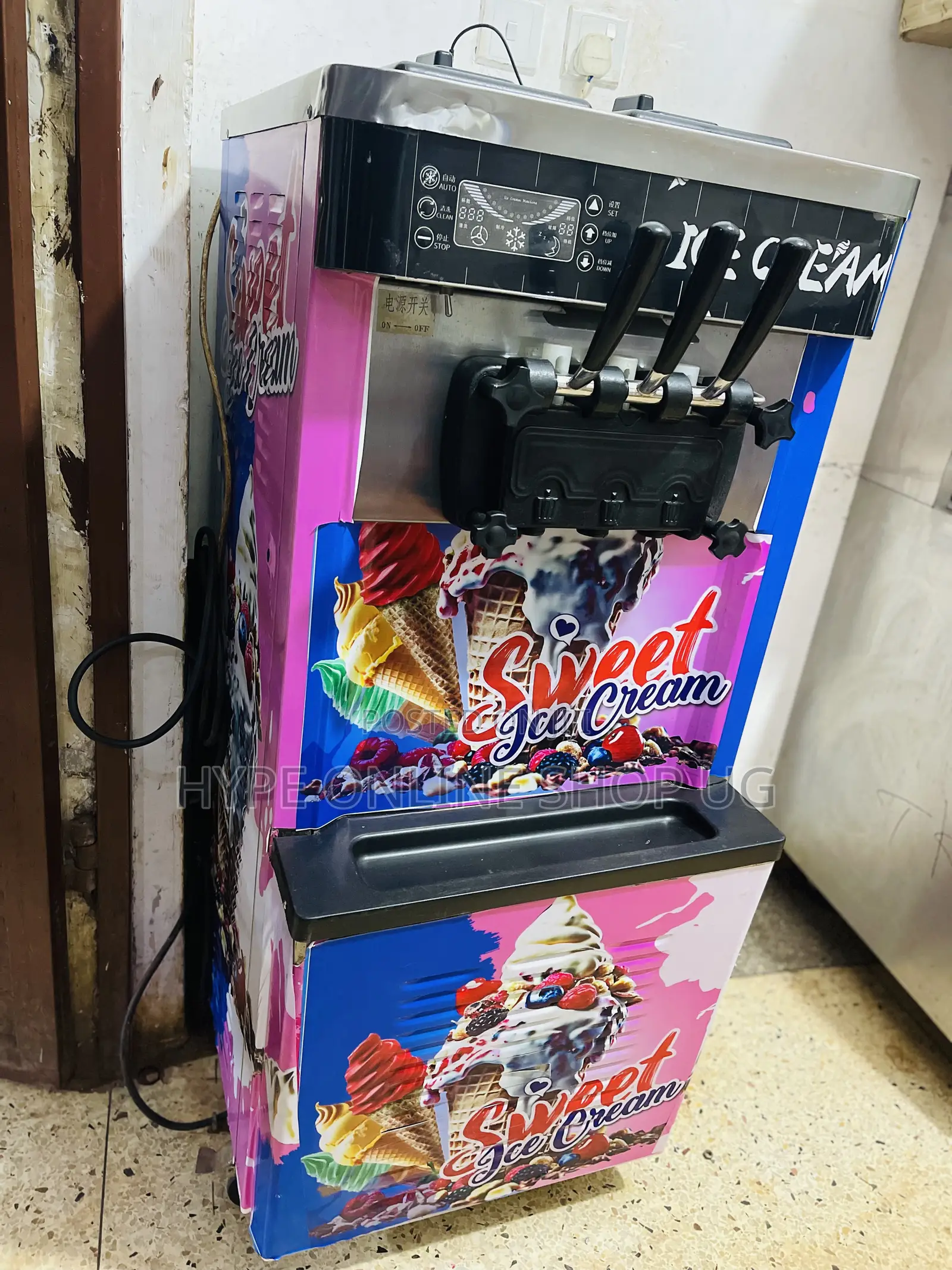 Sweet Flavor Cash Icecream Machine for Business