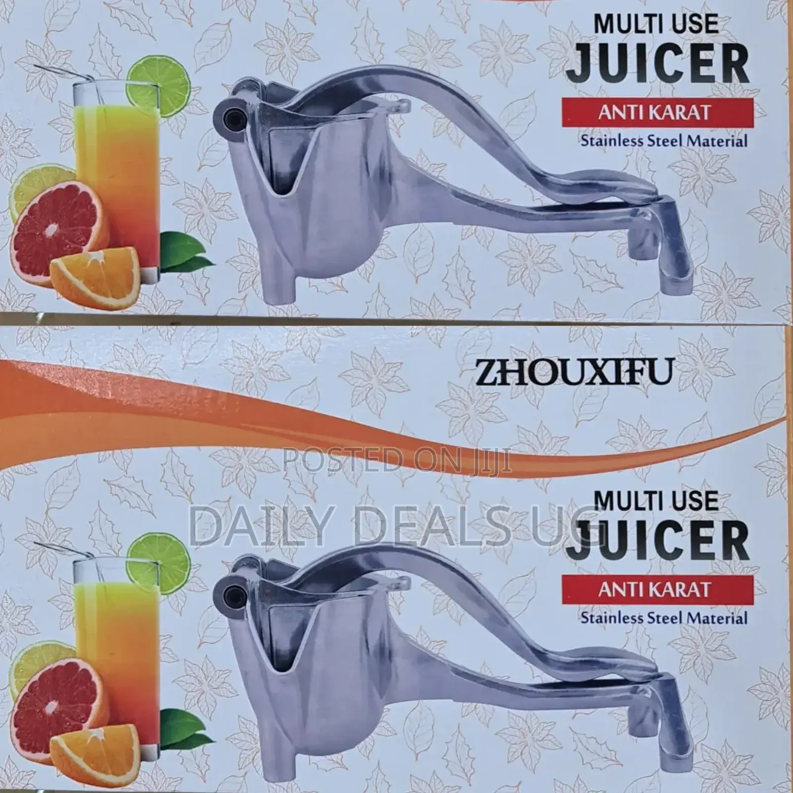 Stainless Citrus Juicer Press