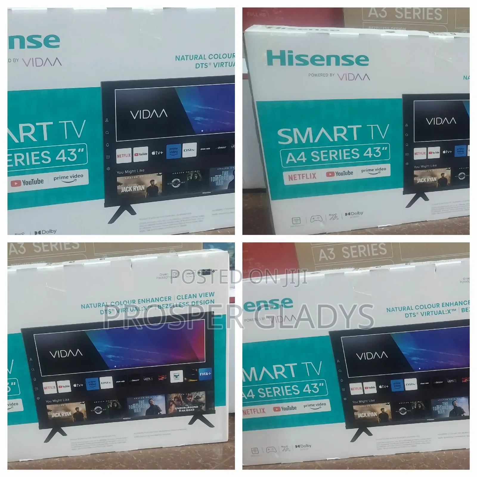 Hisense 43 Smart Digital Flat Screen Flameless.