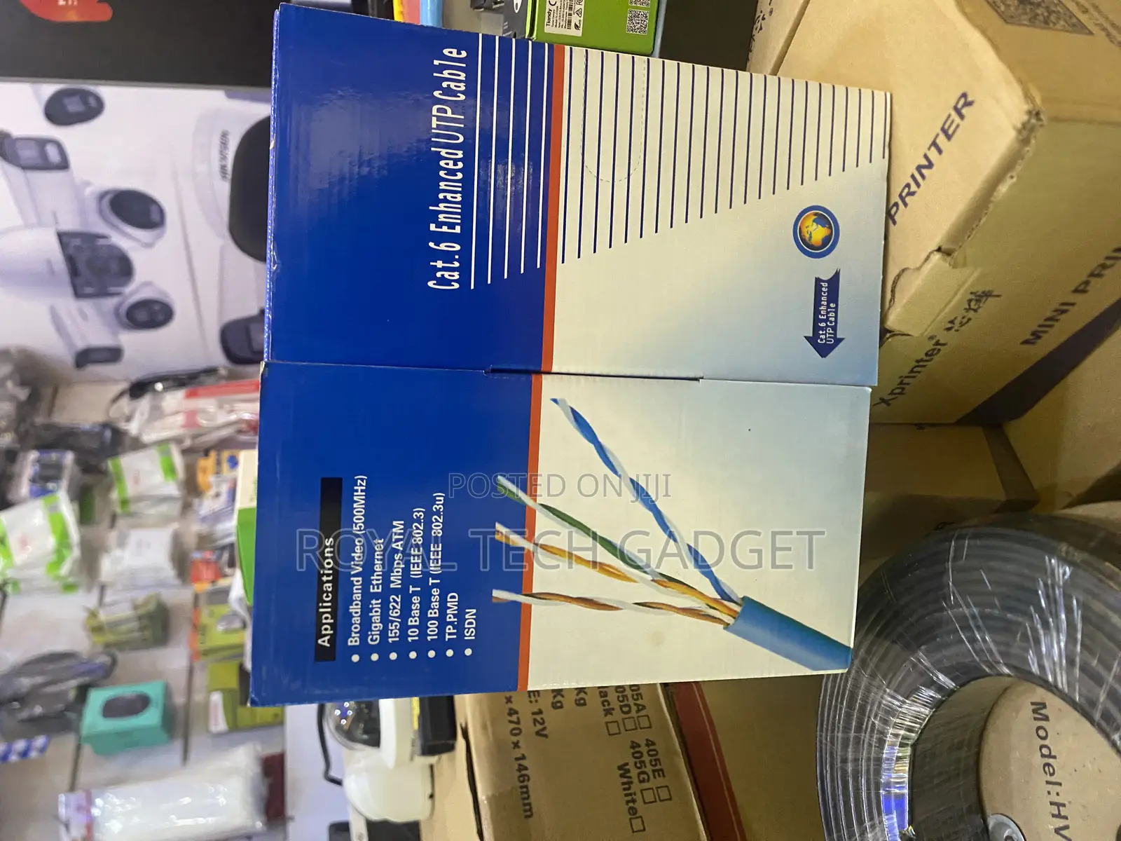 Original Cat 6 Enhanced Utp (100meters)Communication Cable